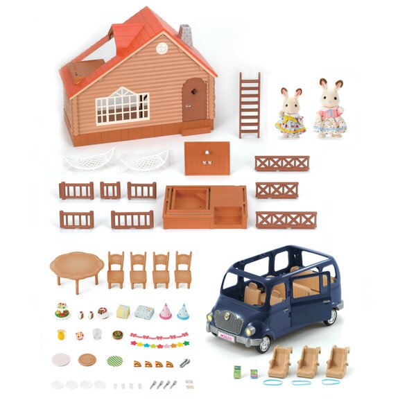 Calico critters lakeside lodge bonus hot sale gift set